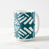 Mug gribouillis abstrait moderne (Devant droit)