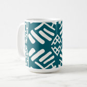 Mug gribouillis abstrait moderne (Devant gauche)