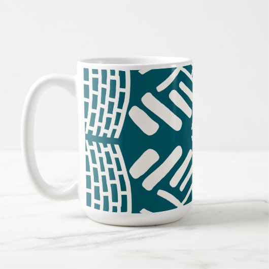 Mug gribouillis abstrait moderne (Gauche)