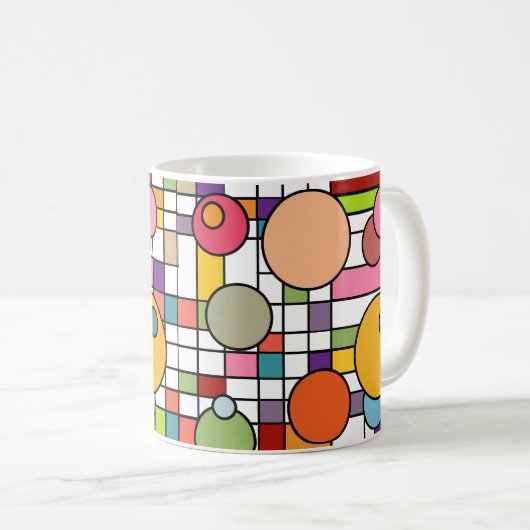 Mug Grid de Midcentury (Devant droit)