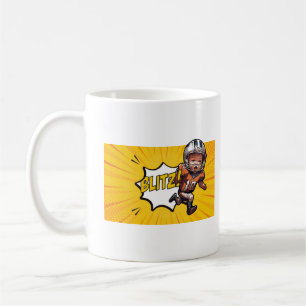 Mug Gridiron Blitzkrieg #28 personnalisable de [Nom de