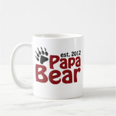Mug griffe d'ours de papa 2012 (Gauche)