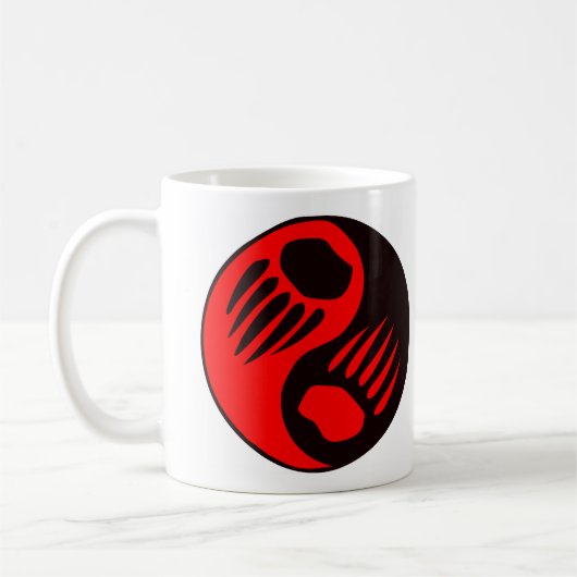 Mug Griffe d'ours Yin Yang (Gauche)