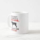 Mug Griffon de pointage à poils durs (Devant gauche)