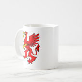 Mug Griffon/griffon/Gryphon rouges (Devant gauche)