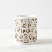 Mug Griffonnage de café (Centre)