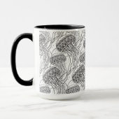 Mug Griffonnage de méduses (Gauche)