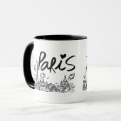 Mug Griffonnage de ville de Paris (Devant gauche)