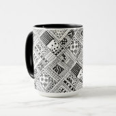 Mug Griffonnage indien de motif (Devant gauche)