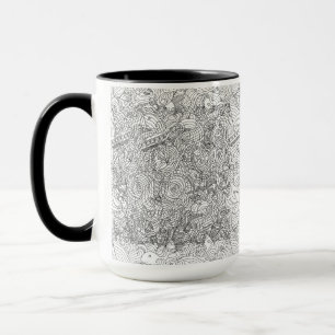 Mug Griffonnage nautique