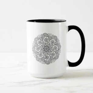 Mug Griffonnage rond de conception