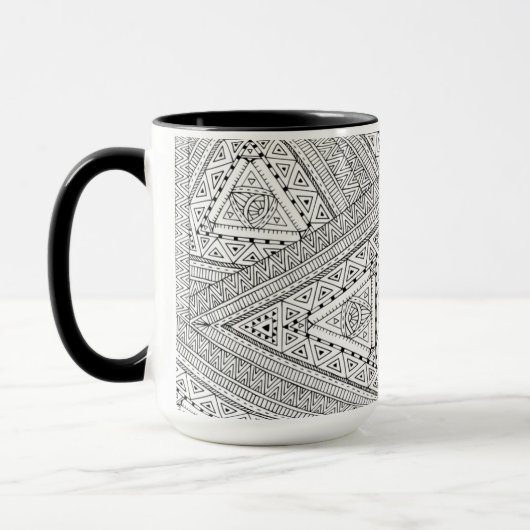 Mug Griffonnage tribal 2 (Gauche)