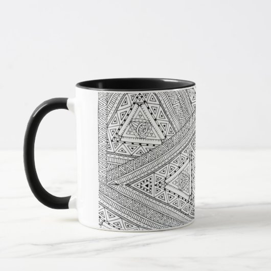 Mug Griffonnage tribal 2 (Gauche)