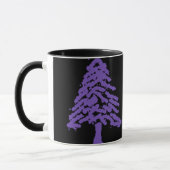 Mug Griffonnage V4.0 d'arbre de lavande (Gauche)