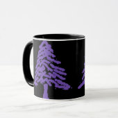 Mug Griffonnage V4.0 d'arbre de lavande (Devant gauche)