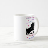 Mug Griffonnages de cheval (Devant droit)