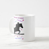 Mug Griffonnages de cheval (Devant gauche)