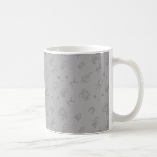 Mug Griffonnages de l'espace et de la Science (Droite)