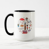 Mug Griffonnages de Londres (Gauche)