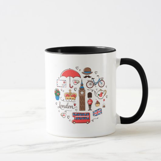 Mug Griffonnages de Londres (Droite)
