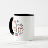 Mug Griffonnages de Londres (Devant gauche)