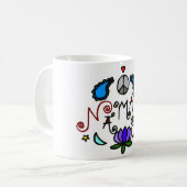Mug Griffonnages de Namaste (Devant gauche)