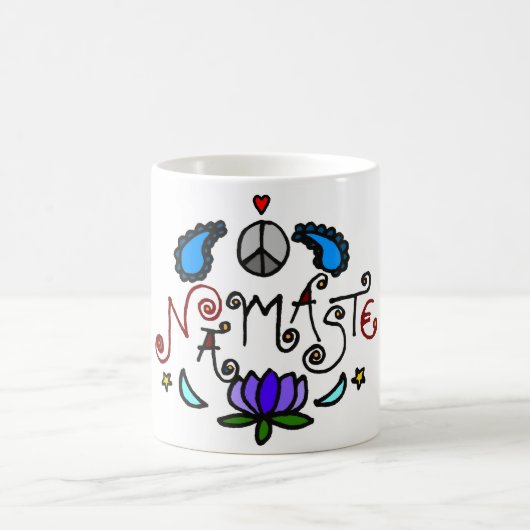 Mug Griffonnages de Namaste (Centre)