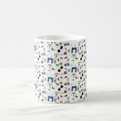 Mug Griffonnages de triathlon (Centre)