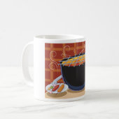 Mug Grillades au barbecue avec des tongues et des broc (Devant gauche)