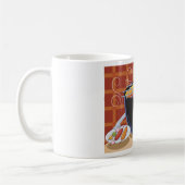 Mug Grillades au barbecue avec des tongues et des broc (Gauche)