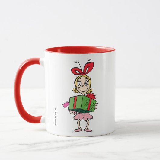 Mug Grille | Cindy-Lou Qui - Tenant Présent (Gauche)