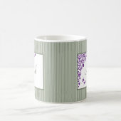 Mug Grille de la surface du chalet Purple Script Flora (Centre)