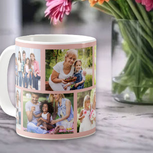 Mug Grille de maçonnerie Rose tendre 8 Collage photo