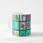 Mug Grille de Noël Fantaisiste Vacances Mignonnes et L (Devant gauche)