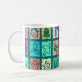Mug Grille de Noël Fantaisiste Vacances Mignonnes et L (Gauche)
