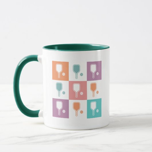 Mug Grille de raquette de pickleball (Gauche)