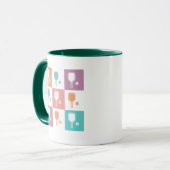 Mug Grille de raquette de pickleball (Devant gauche)