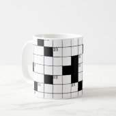 Mug Grille des mots croisés (Devant gauche)
