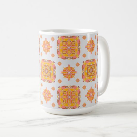 Mug Grille florale (Devant droit)