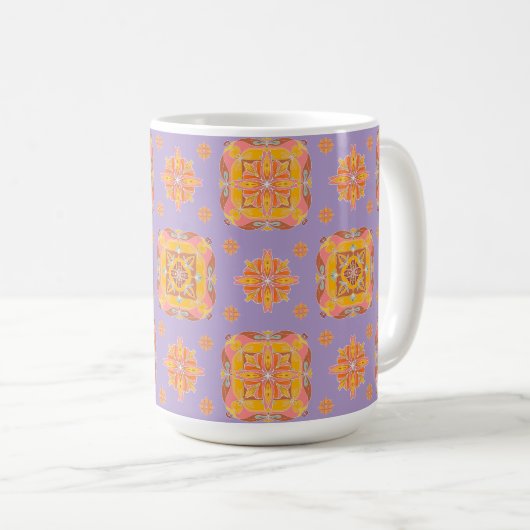 Mug Grille florale (Devant droit)