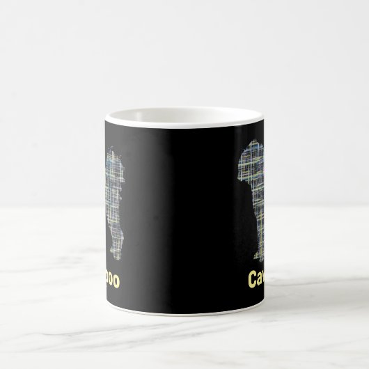 Mug Grille jaune et noire Cavapoo (Centre)