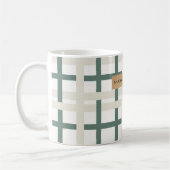 Mug Grille Montauk moderne Vert & Beige (Gauche)