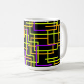 Mug Grille néon rétro (Devant droit)