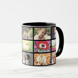 Mug Grille noire faite sur commande de photo