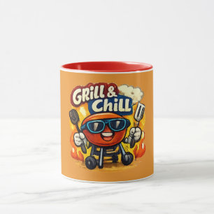 Mug Griller et se détendre & BBQ drôle