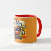 Mug Griller et se détendre & BBQ drôle (Devant droit)