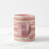 Mug Grilles de Parties scintillant en or rose glam (Centre)