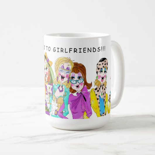 MUG GRILLONS AUX AMIES (Devant droit)