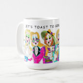 MUG GRILLONS AUX AMIES (Devant gauche)