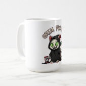 Mug Grim Purrer Halloween Chat (Devant gauche)